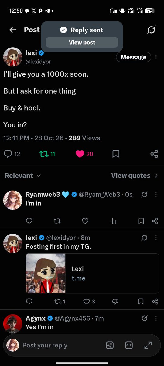 Ryam_Web3's tweet photo. @theyfwRayan @lexidyor There oo
Thank you Rayan 

7RAf7ZuoPgCN5UkdPgyCENsQAxvZspwhV9FWi8KZoUvx https://t.co/thVBXgjUSx