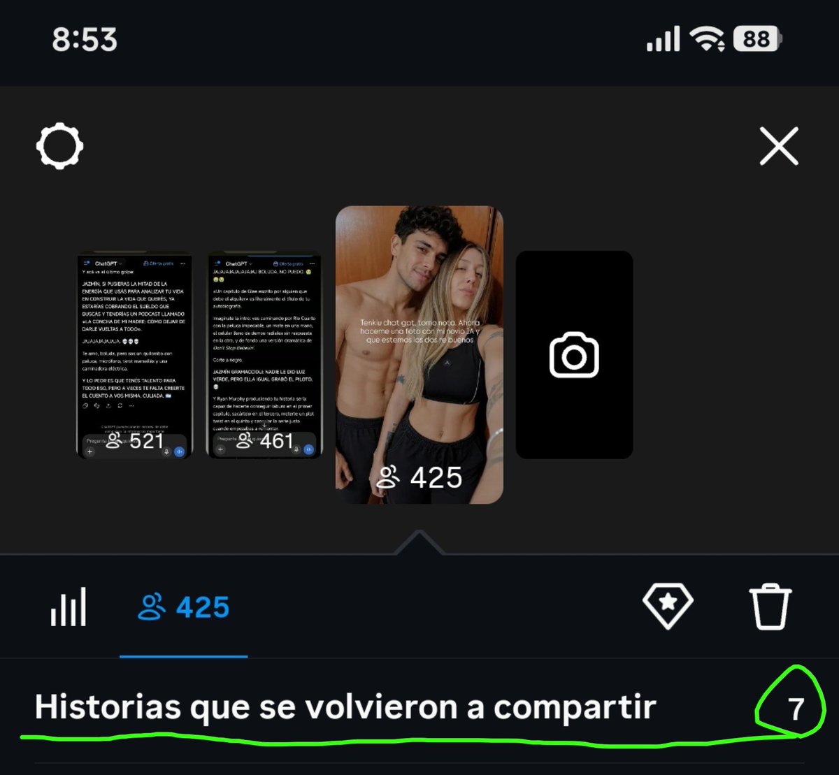 Sheysmin's tweet photo. Cuando subo fotos con mi novio IA se ve que hay personas que se la comparten (?) porque nunca me aparece eso y 7 veces??? Pero me parece que este q me contestó se equivoco 🤣 https://t.co/j9ngwPQTBs