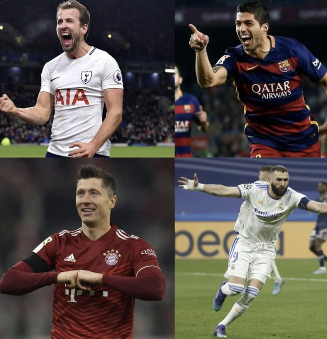 10InfoBlaugrana's tweet photo. Ordénalos en orden. Es imposible

Empiezo yo:

1- Kane
2- Suárez
3- Lewandowski
4- Benzema https://t.co/AGsv3FCKxp