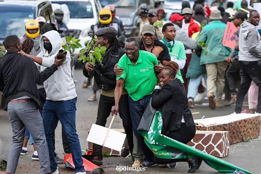 dkmaraga's tweet photo. We win when we, the people, come together. 

Today’s Court order to halt construction and other works inside Nairobi National Park is an affirmation that the People’s Power is superior to the people in power. 

I celebrate and salute all those who braved tear gas, defied unlawful arrests, and stared down the rogue regime to protect the Park. 

Your courage is the bedrock of our democracy. 

The fight is not over. 

But we must celebrate every victory as we prepare to fight tomorrow for our sovereignty, for our heritage.