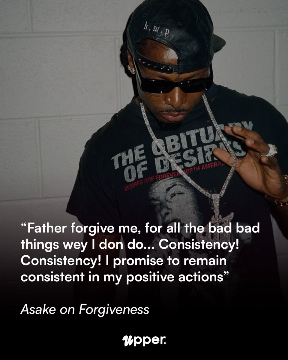 TheUpperEnt's tweet photo. Asake’s Lyrics you can meditate &amp; pray with. 🙏🤍 https://t.co/uJO8zDKtse