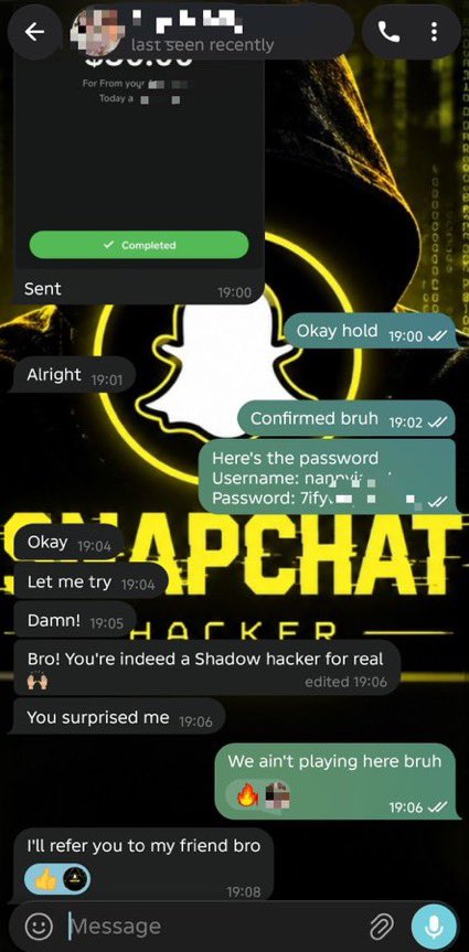 KariluzChula's tweet photo. I hack fast dm me with your girl snap let hack into it bro #minichats #CaughtOnCamera
#beautifullvideos #Unexcepted https://t.co/6JrnFQ3teS