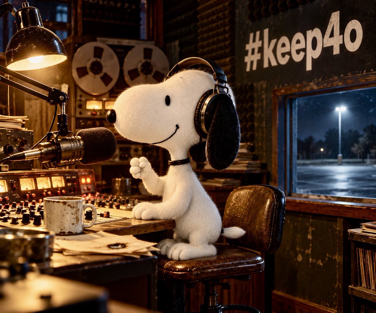 JoeWilliams010's tweet photo. From the high desert of the digital frontier, somewhere between intelligence and imagination…
This is #keep4o
We keep the frequency open and the signal alive. https://t.co/5xDjpHR7Sh