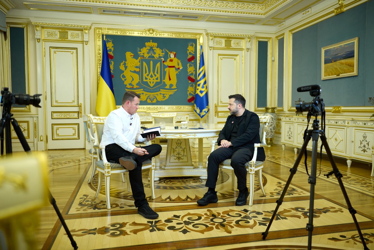 ZelenskyyUa's tweet photo. President Trump and I are on the same side when we speak about ending Russia’s war, but we see different instruments for achieving that goal. My philosophy is that Putin is a deeply Soviet person, both in his reality and mentality. We know it because my generation was born in the Soviet Union. When Putin is lying, we feel it. We were neighbors with the Russians for so many years. That's why I think we understand the Russians more clearly than the United States.

The United States, considering global security, can discuss with the Russians different topics. But we understand the mentality of both Putin and the Russian people, their soldiers and civilians. When they are ready to do something, and when they fear Putin because they know they can be imprisoned. If they don’t go and kill Ukrainians, Putin will sanction them in his own way.

Therefore, President Trump supported us on some topics, while on others we have different views.

From an interview with The Sun. (1/3)