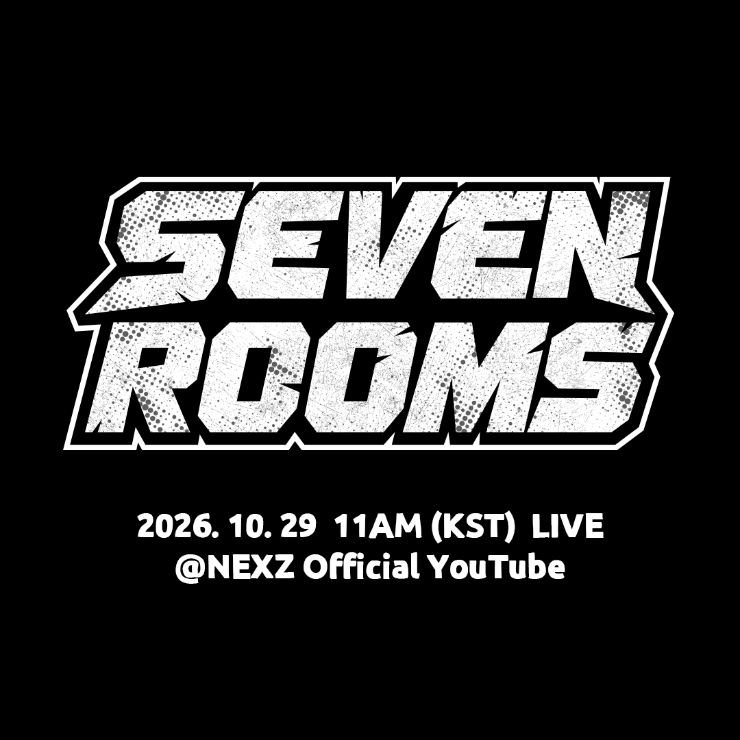 NEXZ_official's tweet photo. [REAL NEXZ(리얼 넥스지)] SEVEN ROOMS

2026.10.29 11AM (KST) Special Live
https://t.co/JYw7q3hh0f

#NEXZ
#REALNEXZ #리얼넥스지 https://t.co/Hr3VeyniNS