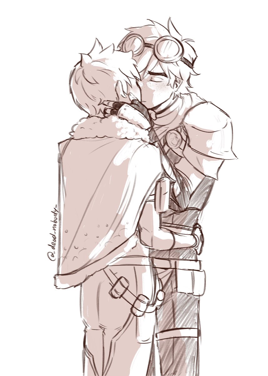 _dead_nobody_'s tweet photo. Overwatch Au Hijack... Yes theres an overwatch au of them. Who do you think I am? https://t.co/MDh1zZrth0