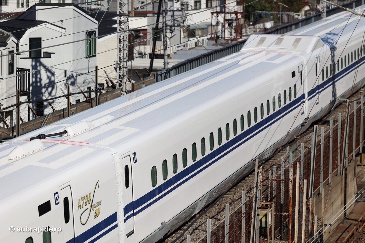 subrapidexp's tweet photo. 2026.10.28
N700S J61編成(Dr.S)試運転

2日目は☀️晴れてくれました😊 https://t.co/1gmoa6YmiV
