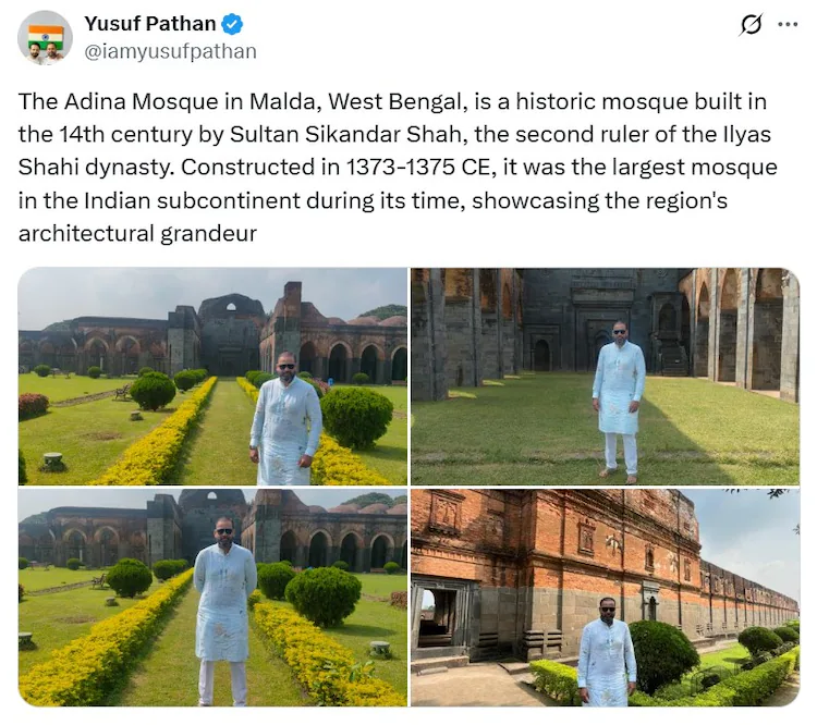 Axomiyashakta's tweet photo. Dear Bengali instead of writing fiction books , be a man &amp; Rebuild Adinath Temple like Brave UP Bhaiya did with Ayodhya Temple and then come to lecture assamese.

Many bengali probably hiding behind their boudi peticoat / maxi after my post 😂

Hain himmat ? https://t.co/oLBapo5Ojf