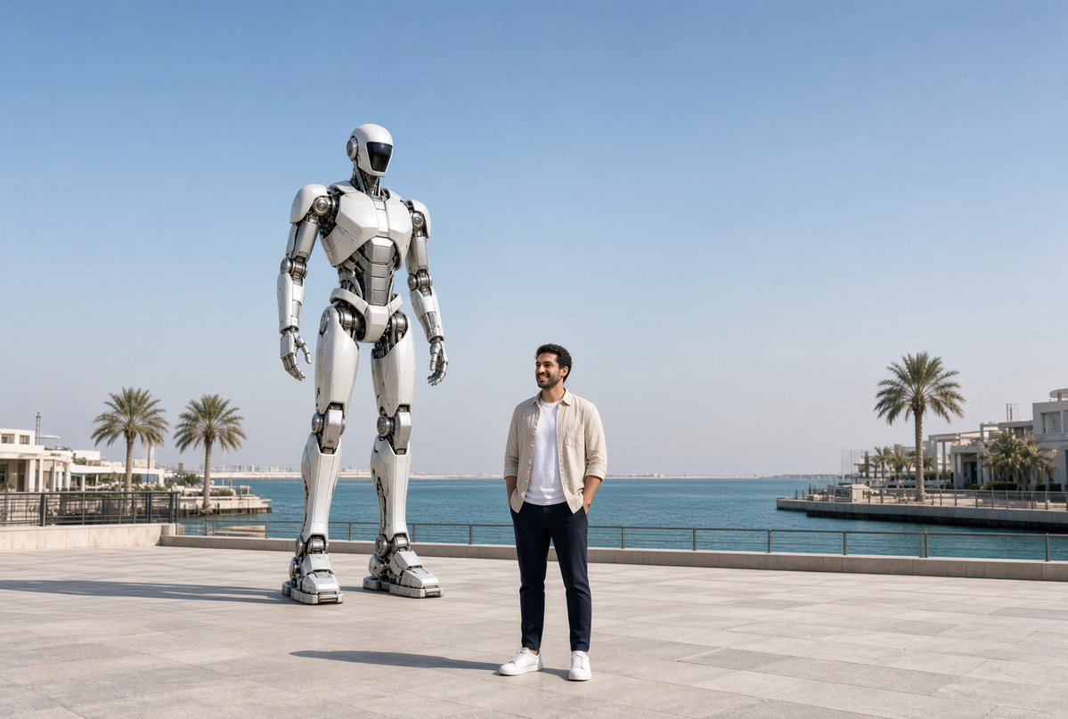 RobotDollLab's tweet photo. Dubai is targeting a 2032 launch for a 3.5-metre humanoid robot.

@AIAOrbis is developing what it claims would be the world’s tallest humanoid. The plan is for the robot to live inside a proposed “AIA Tower” AI destination, where it would greet visitors, deliver lectures, and interact using speech and face recognition. The company estimates a $150 million development cost and is still in the engineering stage.
https://t.co/0UT0EiuTHT
#Humanoid #Dubai #AIAOrbis #Robotics #PhysicalAI #Tech #AI #Innovation #Tourism #UAE #TallestRobot