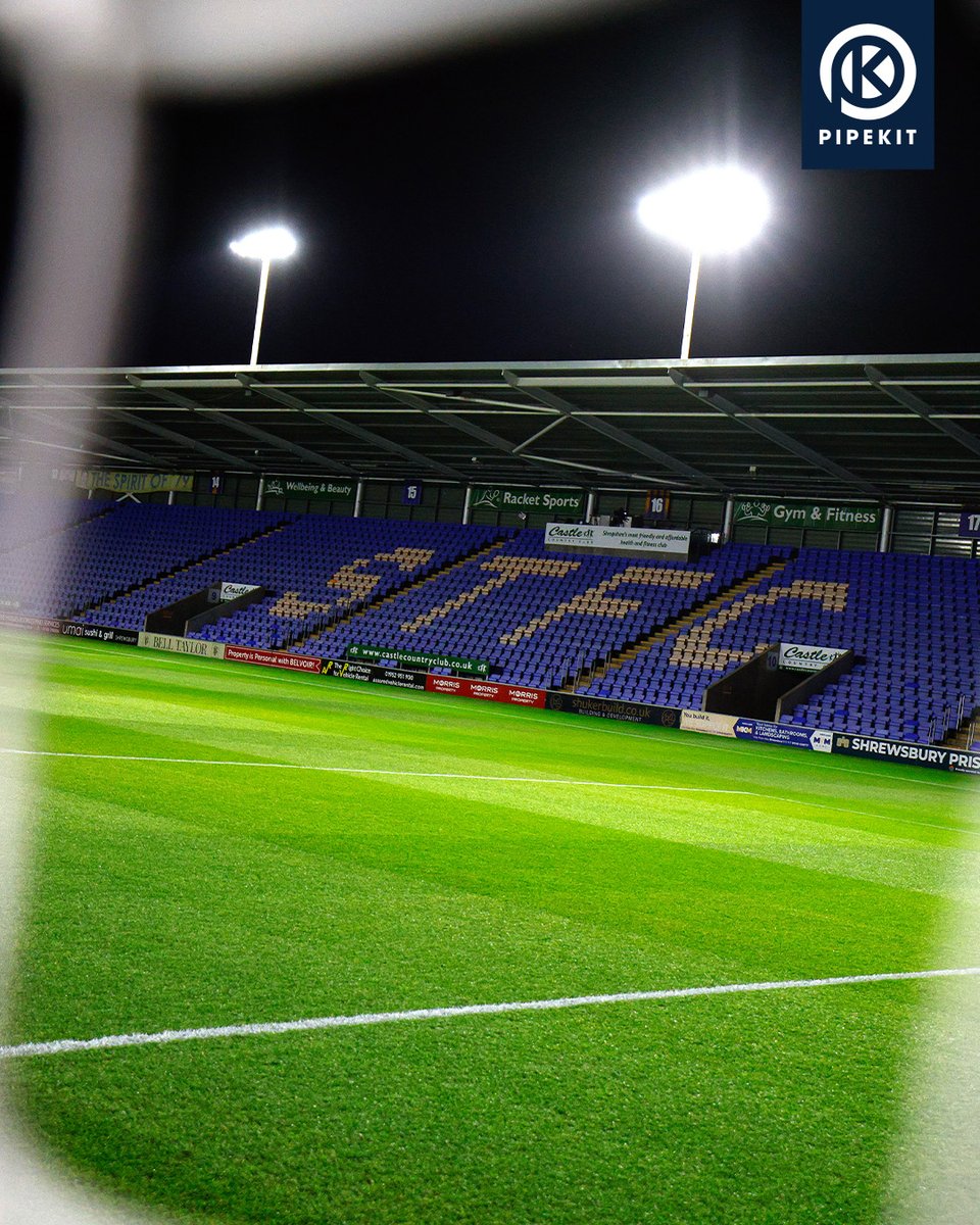 shrewsburytown's tweet photo. 🎟️ Please note that the Croud Meadow ticket office will be closed today. 

Normal opening times will resume tomorrow. https://t.co/Jk3mZc5IyZ
