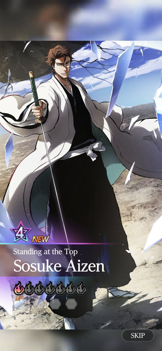 LMeow124's tweet photo. @BLEACH_mh I PULLED HIM LETS GO https://t.co/0DdKfdw9zL