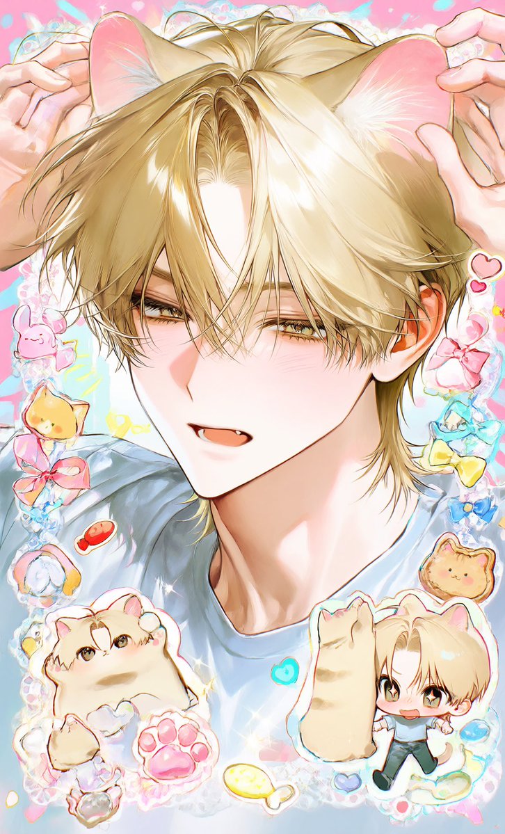 2ls0k's tweet photo. 素敵なプロンプトお借りしました🐱🐱 https://t.co/bHZCRDEVH2