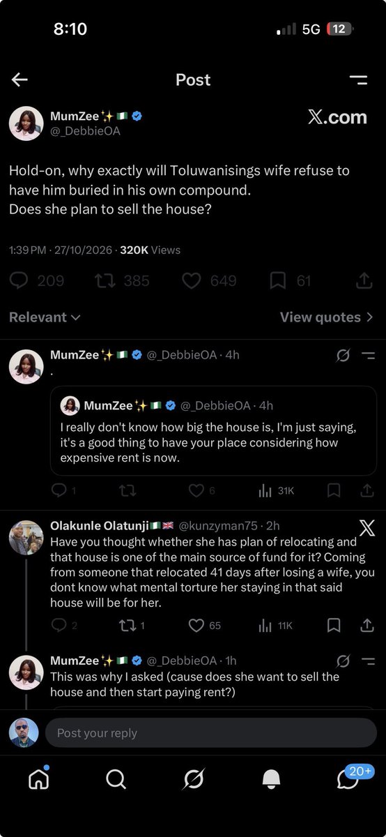_KhanOfAll's tweet photo. @NwakozorE It's either you lack comprehension, you're deliberately stupid, or you're indeed stupid. You saw her question, but you didn't see where she highlighted her reason for the question. 

"The way she framed it made the widow sound like a potential husband murderer" - goat. 🤡 https://t.co/nF48F46WJ4