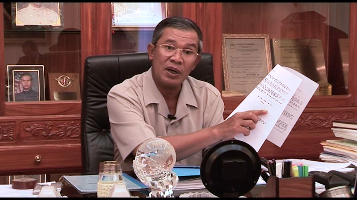 Reaproy's tweet photo. Tonight at the @FCCThai in #Bangkok - go back in history with Hun Sen, hearing directly from the strongman about UNTAC, democracy, the 1997 coup, & the defeat of the Khmer Rouge. Unseen, extensive interview footage in Jim Gerrand's film, The Strongman and the Last Days of the Khmer Rouge -- in the global premier in Asia of this amazing historical film.  October 28, starts at 7 pm. #Cambodia #Kampuchea #HunSen

https://t.co/GDwE6RCGg7