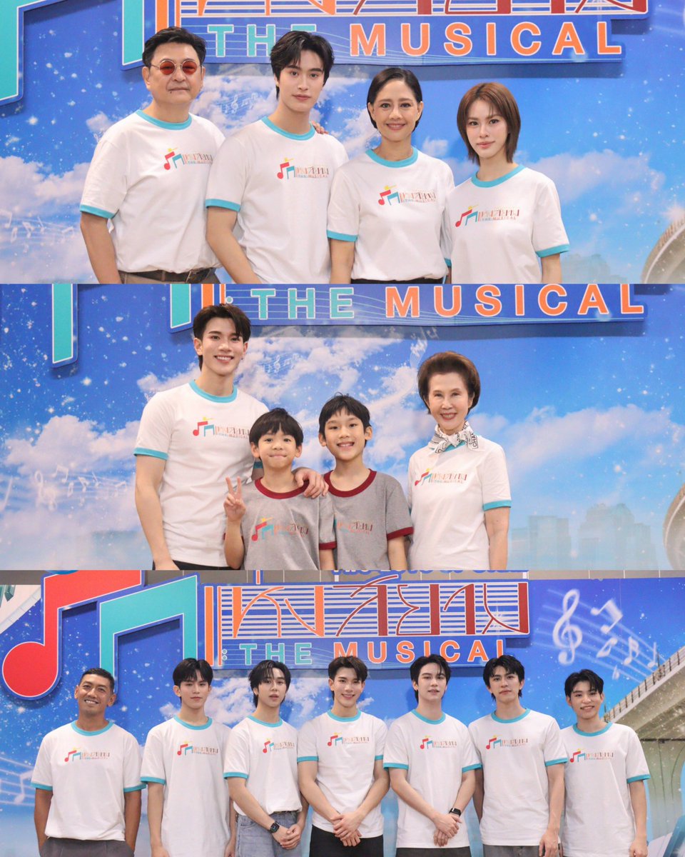 4FahFourth's tweet photo. •
                    ครอบครัวโต้ง
                     ครอบครัวมิว
                         วงออกัส

#รักแห่งสยามTheMusical https://t.co/tx1dHzt21d