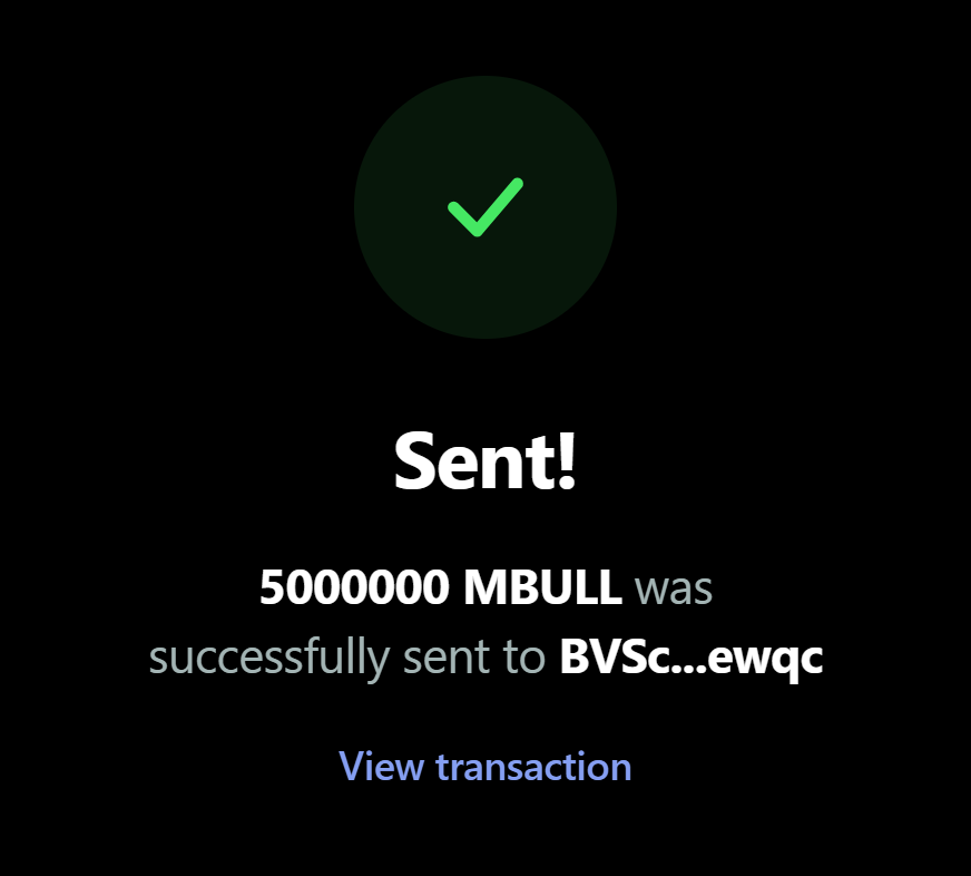 MBULLxSolana's tweet photo. Every wallet receives 5,000,000 $MBULL🪂 

Drop your Solana $SOL Address and RT ♻️ 

Like and RT pinned post 📌 

First 888 wallets ⬇️ #Airdrop https://t.co/30OSntAohI