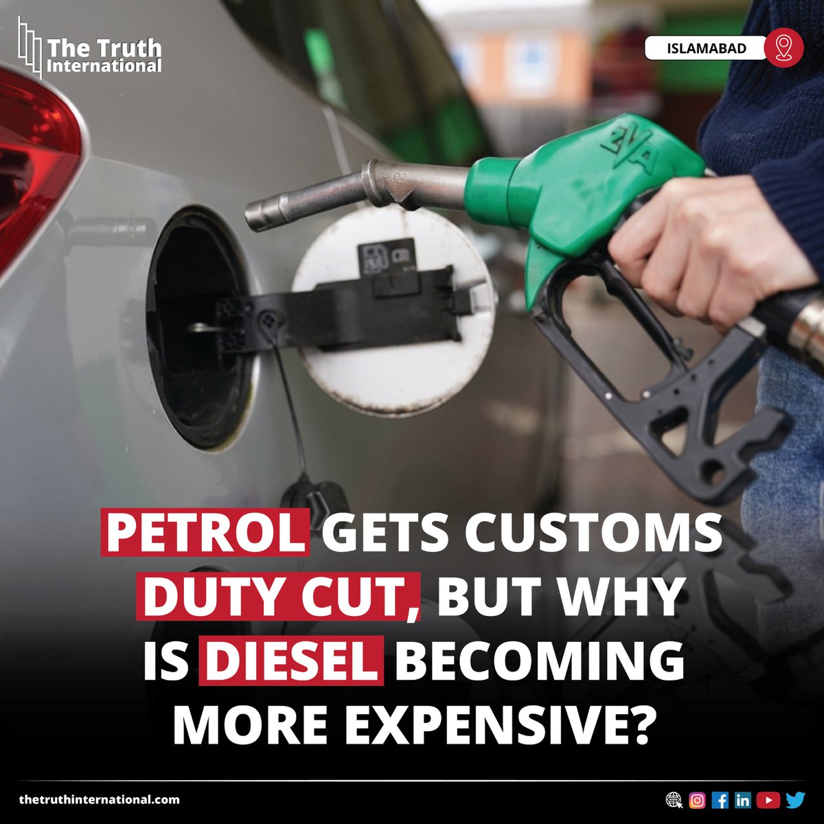 ttimagazine's tweet photo. Petrol Gets Customs Duty Cut, but Why Is Diesel Becoming More Expensive?
FIND MORE: https://t.co/dpb6ZAxDP4
#Petrol #CustomsDuty #Cut #Diesel #Expensive #ISLAMABAD #TTI https://t.co/xTZWAhiGTT