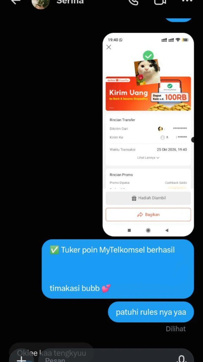 w0oyvng's tweet photo. open job receh fee 4k bagi pengguna mytelkomsel, pay after di acc admin ya
#jobreceh #freelance #zonabu https://t.co/5MsF0gGTyr