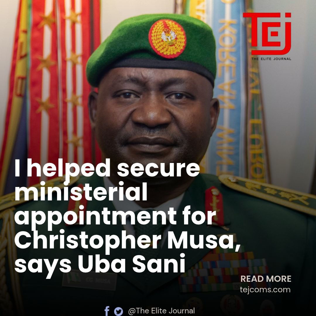 Delitejournal's tweet photo. I helped secure ministerial appointment for Christopher Musa, says Uba Sani

https://t.co/CSvmHxyjos https://t.co/R7VSUVRNM5