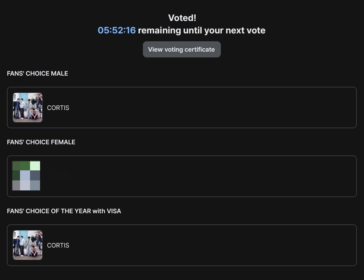 zhaoyufancokr's tweet photo. coers, please remember that cortis only have us, so let’s do everything we can to help them. every vote matters, and we can’t afford to lose focus now. please keep voting for cortis consistently until the very end. don’t let our efforts go to waste just because we feel like our votes won’t make a difference. they need our support, and this is one of the ways we can show them that we’re here for them. let’s stay focused, keep going, and give it our all until voting ends. we’ve come this far together, so let’s not give up now. let’s make sure cortis gets the support they deserve. fighting coer!

#CORTIS #코르티스