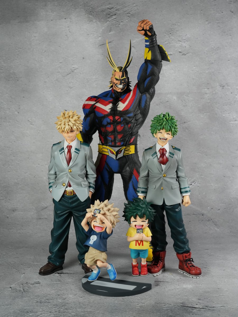 DORAPIECETOYKOY's tweet photo. オールマイトと少年たち！ https://t.co/QQwZO0IHl6