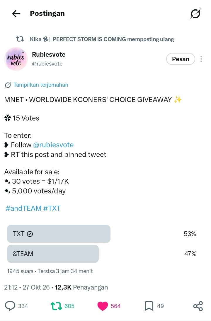 you_affogato's tweet photo. @rubiesvote I vote #TXT for #2026MAMAVOTE https://t.co/7i3n7GdIZO