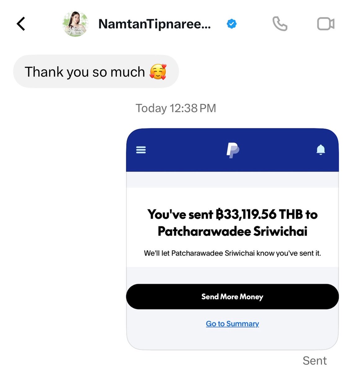 nariloventf's tweet photo. My total donation to Namtan’s and Rachanun’s fanclubs is 73K THB

Let’s enjoy the fancon 🫶🏻 https://t.co/oNOkE2rPo2