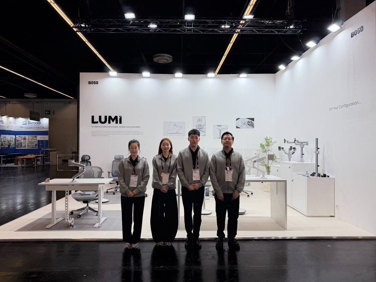 Lumi_Legend's tweet photo. 🌟 Meet LUMI at ORGATEC 2026, Oct 27–30, Koelnmesse, Hall 5.2, Booth B050. Discover ergonomic workspace, office furniture, desk organization and storage solutions.
#LUMI #ORGATEC2026 #OfficeFurniture #ErgonomicWorkspace https://t.co/flDFJJkG3s