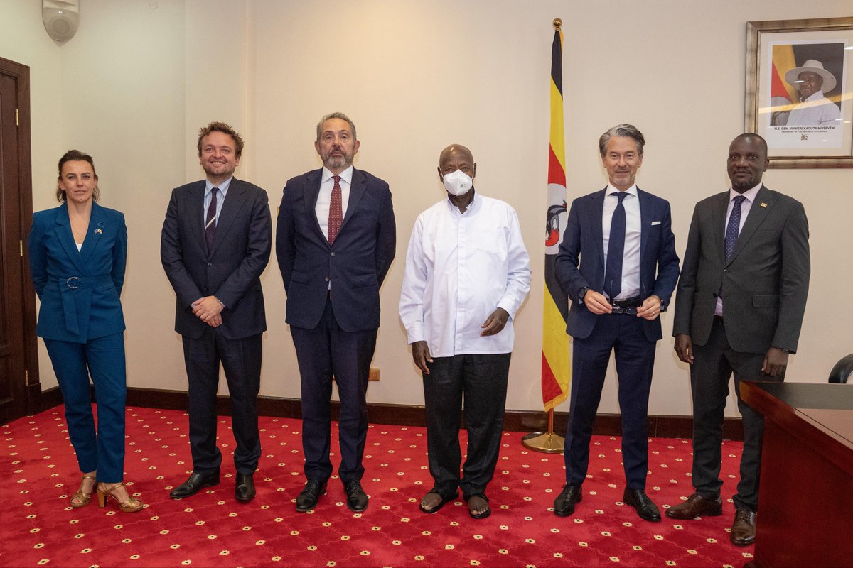 KagutaMuseveni's tweet photo. Today, I met with Johan Borgstam, the European Union Special Representative for the Great Lakes Region. We discussed the situation in the Congo and the need for dialogue among the different actors to achieve lasting peace in eastern DRC. I welcome him. https://t.co/TPhoocd48U