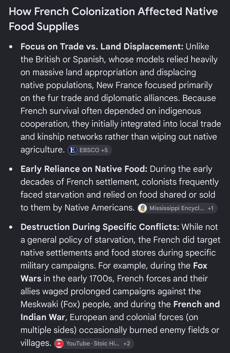 navajofelon's tweet photo. Native Americans experienced famine from your people.

This is what France was doing to us back in the day.

It’s funny how you say you’re an “expert” on history but you don’t know your own peoples history of inducing famine on us. https://t.co/6A34xYnlop
