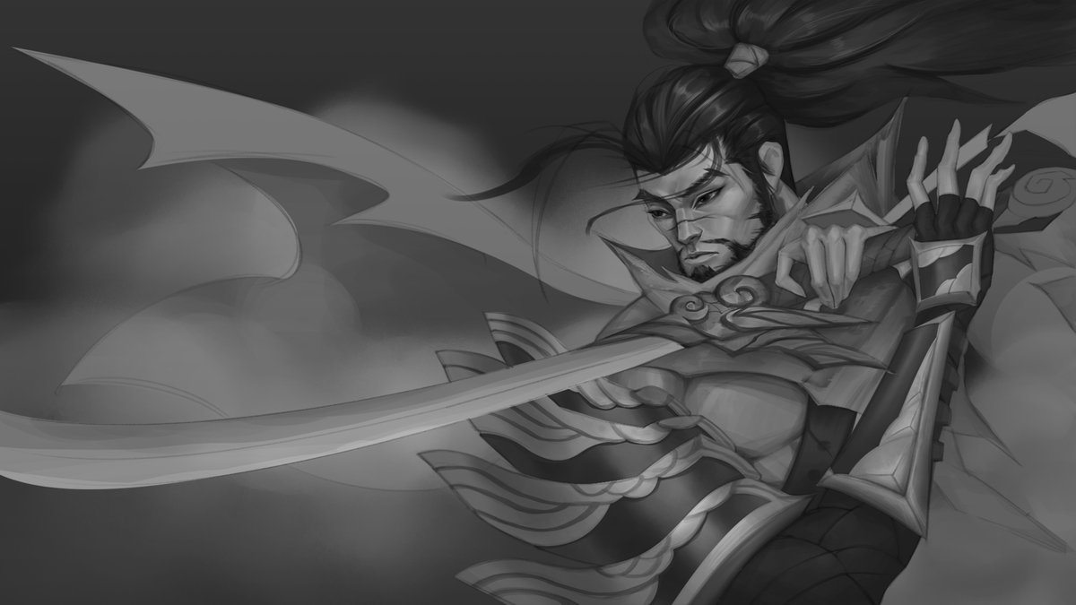 triz_ph's tweet photo. Value update on this Yasuo piece! looks decent from afar, just don't zoom in on the other eye yet 👀🙏

#Yasuo #fanart #value #LeagueOfLegends https://t.co/s3FBwtD4TV
