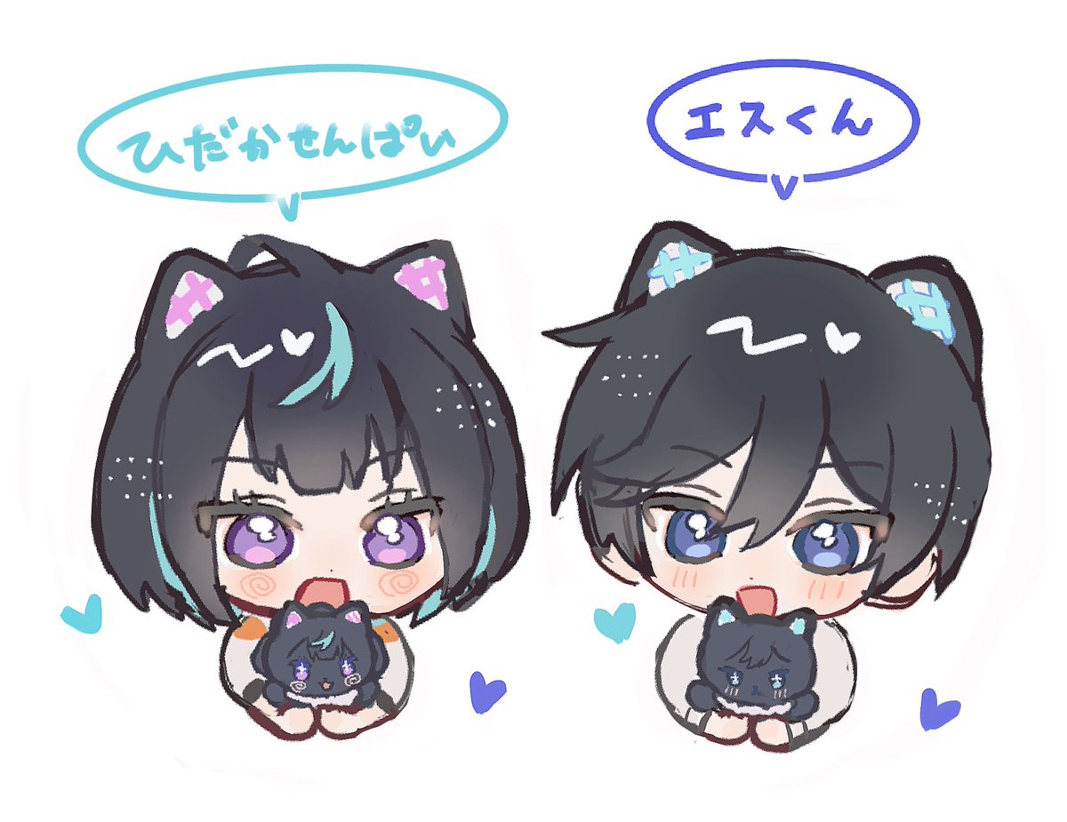 oshi_sukiT_T's tweet photo. 雑描き仲良くしてほしい推し2人💙🩵 https://t.co/PimT4sIaFV