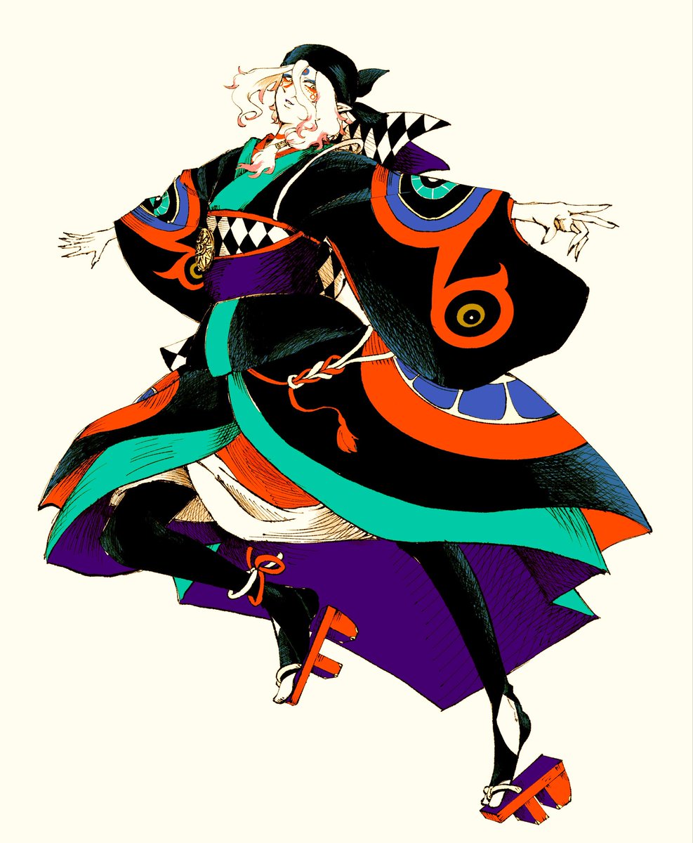 Andon_NO_maYO's tweet photo. 坤さんの柄、柄見本作るだけのつもりだったのに描き込みすぎた…… https://t.co/rLpybjatZ8