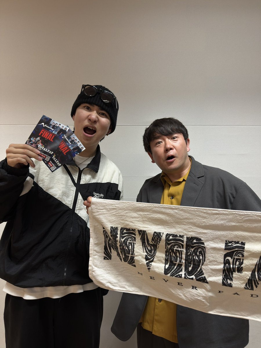 NEVERFADEakita's tweet photo. 📻出演情報📻

2026.10.30(金) 22:00〜
ABSラジオ『タマリバ』に
Vo.KosKが出演！！！

ツアーのことなど
いろんなトークしてますので
是非お楽しみに！！！

https://t.co/tqMvThACVH

#NEVERFADE
#ネバフェ https://t.co/cjeH5sjojS