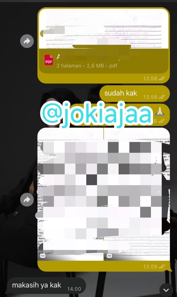 Jokijaaa's tweet photo. done!!! Jasa tulis tangan ✨

Joki tugas lainnya juga bisaa, cuss langsung DM aja
#zonauangㅤ https://t.co/RMPRFuDv5W