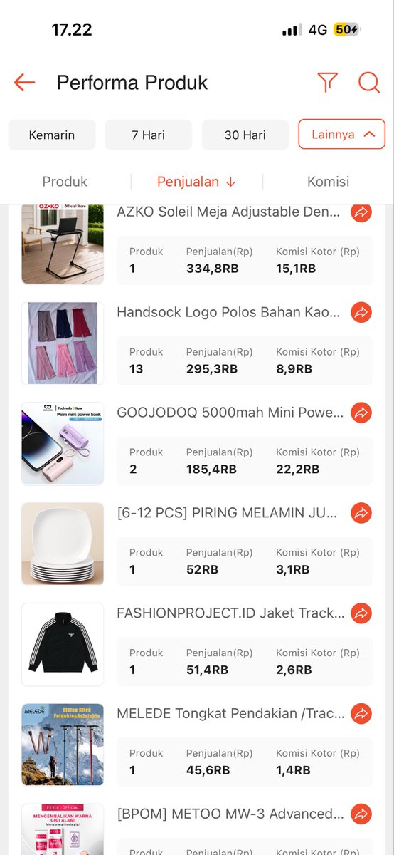 Rismuell's tweet photo. Masyaallah alhamdulillah baru gabung afiliate udah pecah telor aja nih☺️.                      
 Mutualan yukkk akun baru nih🤗
#shopeeaffiliate 
#moots https://t.co/LAjnUhtKU4