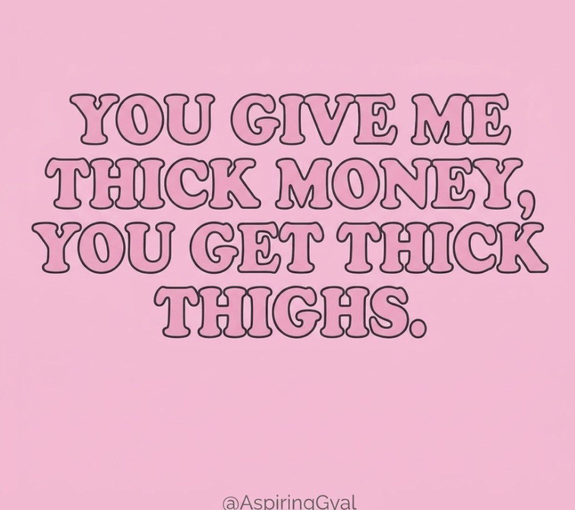 AspiringGyal's tweet photo. Simple exchange. Don’t overthink it. 💅💸 https://t.co/FMU7hME0tI