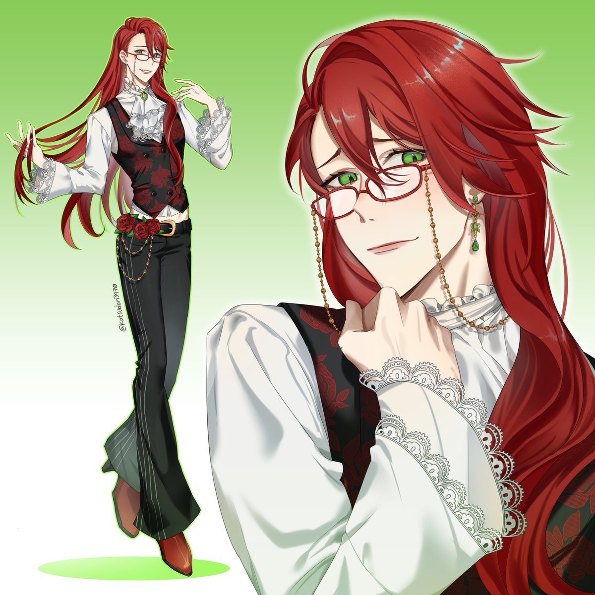 katsudon3470_'s tweet photo. #Grellsutcliff #Blackbutler #Kuroshitsuji https://t.co/y9OYEICF4C