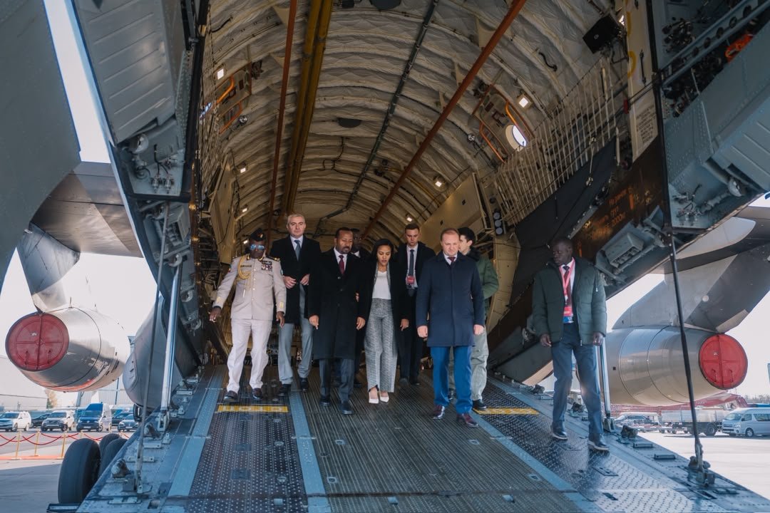 AbiyAhmedAli's tweet photo. Our comprehensive efforts to sustainably ensure our country's peace and security have reached a new milestone today. The state of readiness being built within Ethiopia's defense forces is endowing the nation with the capability to preemptively deter aggression.

In accordance with our prior agreement with the Russian government, we have today taken delivery of the first twelve Su-35 4++ Generation fighter jets. Additionally, Ethiopia will receive four S-400 air defense system batteries.

I would like to express my gratitude to my friend, Russian President Vladimir Putin, for his dedication in ensuring we received these warplanes a year ahead of our agreed schedule. By equipping itself with these fighter jets, Ethiopia has taken the lead among Sub-Saharan African nations.

This historic achievement further strengthens our nation's sovereignty, and it will serve as a massive capability boost that allows us to confidently continue our journey toward ensuring our collective security and regional stability in the future.