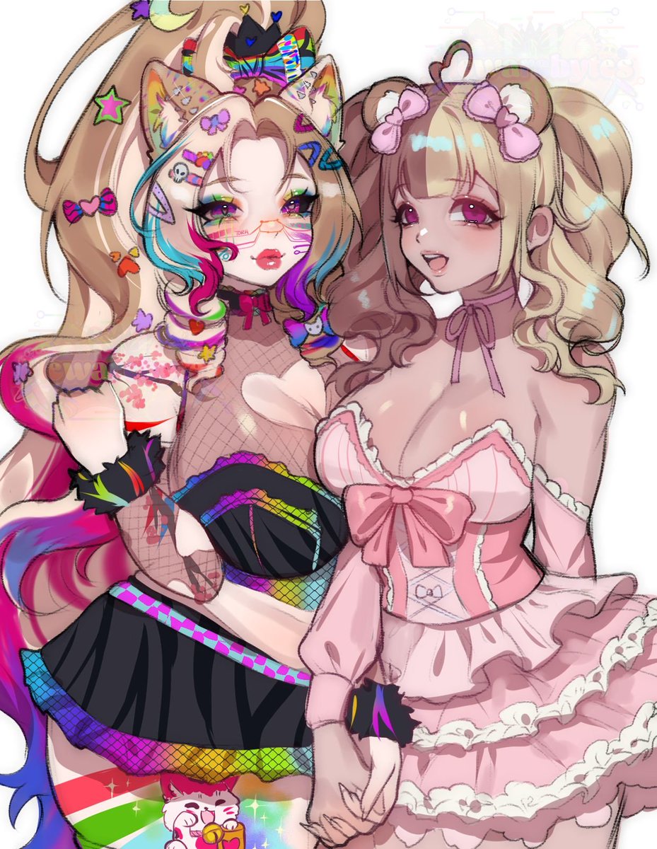 Mewarebytes's tweet photo. I love my Wives 🥹🧡
@TonyoVT @teddybear_belle 

I am so lucky to have you

•┈••✦ 💖 ✦••┈•

🎨: @AmaiMilk69 https://t.co/DMVTFPYFHv
