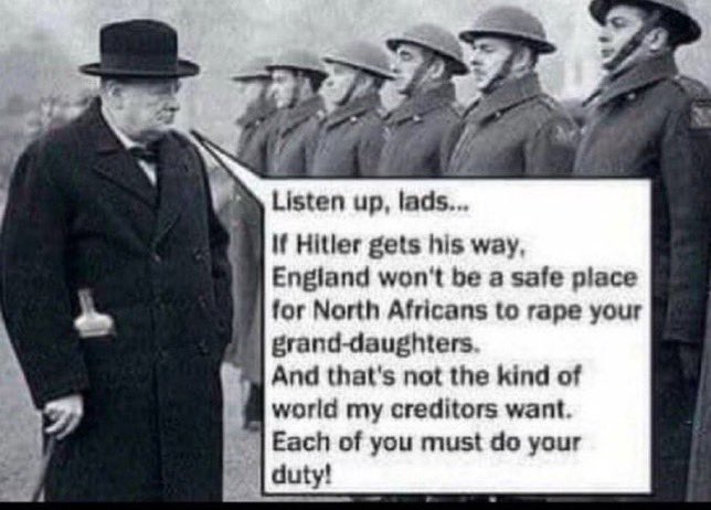 Foidkillerrapis's tweet photo. @mcdutchess16 Fuck churchill. https://t.co/eBpoPpYy8j