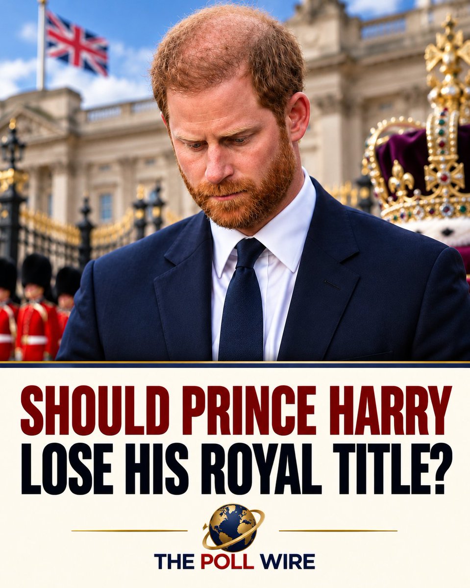 VoteScope1's tweet photo. 👑 Should Prince Harry lose his royal title?

🅰️ YES
🅱️ NO https://t.co/plEGXei5eI