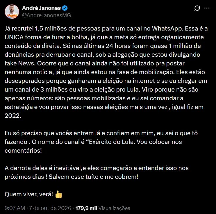 juridicoHPAP's tweet photo. Para quem não acreditava do doidinho do bairro resta o arrependimento 
Exército do Lula, eu fui, eu estava https://t.co/cqnU0I3xrI