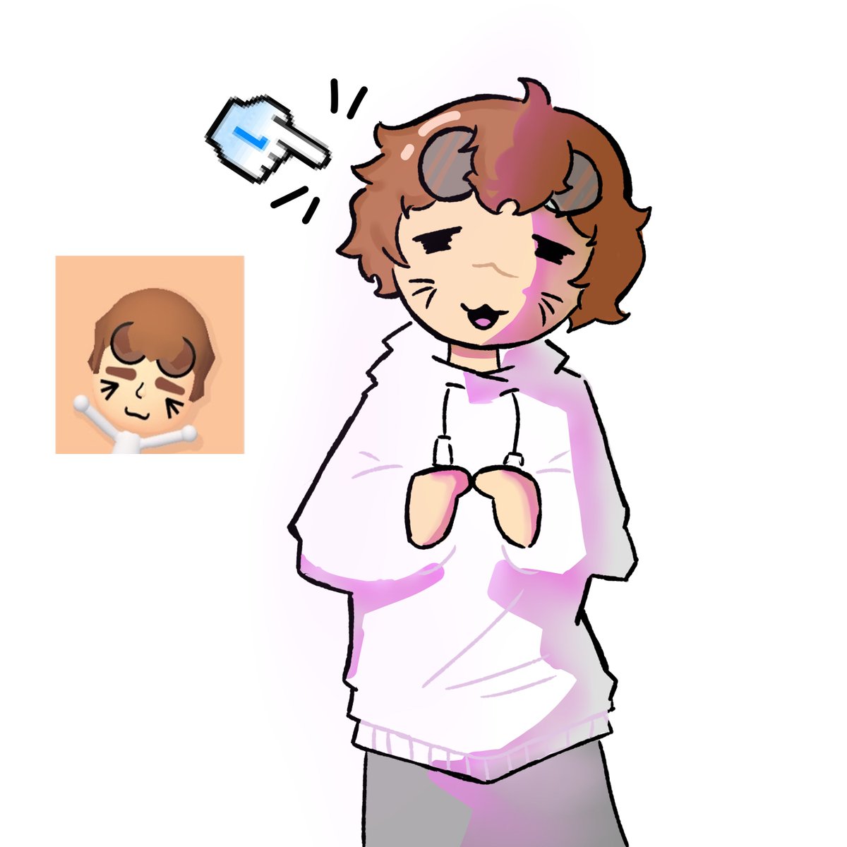 Joly_fuckerII's tweet photo. my Mii https://t.co/Rje7X5KdeN