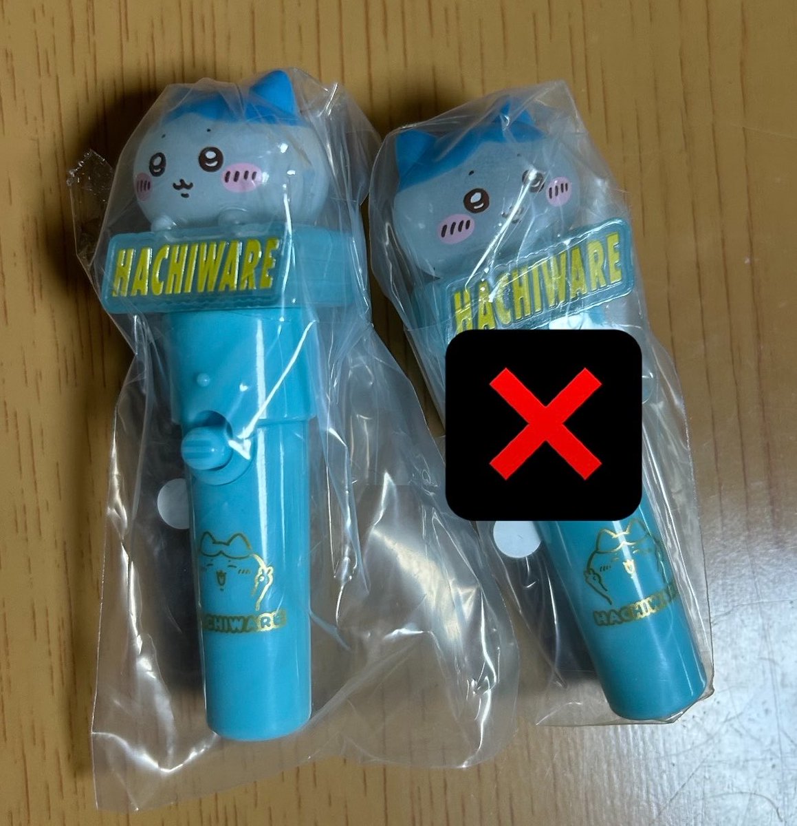 rohasu137's tweet photo. 【交換】ちいかわ ライトスティックチャーム

【譲】ハチワレ
【求】うさぎ

郵送での交換希望です。
お気軽にお声がけください。 https://t.co/ZqvCFFxMKb