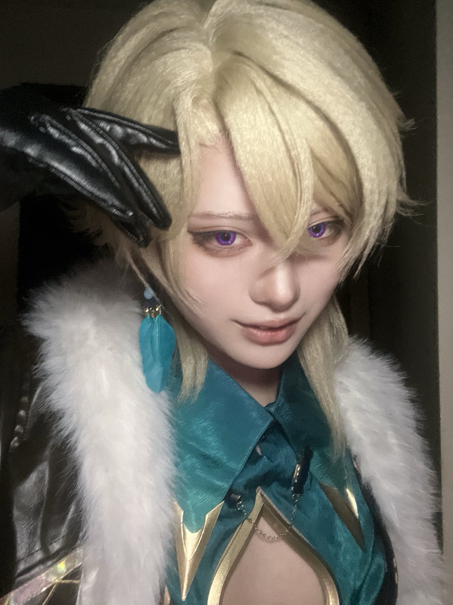 kuchancosplay's tweet photo. cos #Aventurine 練習〜
#honkaistarail https://t.co/pMqb5OM731