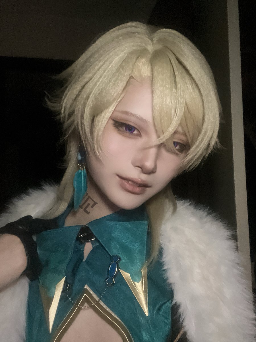 kuchancosplay's tweet photo. cos #Aventurine 練習〜
#honkaistarail https://t.co/pMqb5OM731