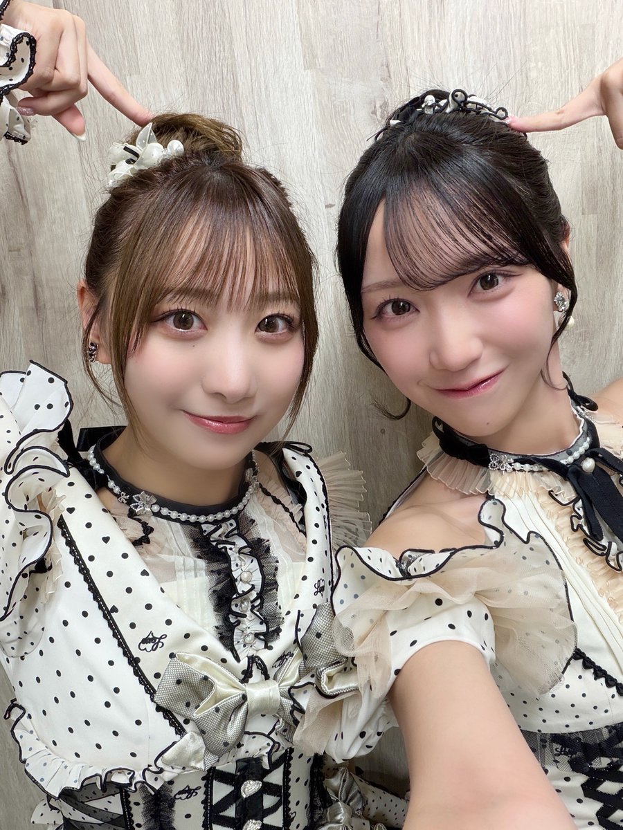 noguchi_iori's tweet photo. スペイベ名古屋❣️
ありがとうございました！

皆さんの声をたくさんきけて嬉しかったです✨️
『気づいてないのかにゃ？』
チャレンジ楽しかったねん🐱才能開花❗️💮🌸

本日はお団子～ちょこちゃんとおそろ🍡 https://t.co/b48sKaM9yh