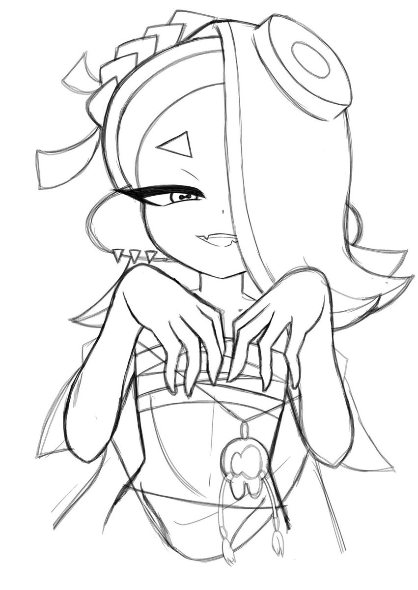 Abyss_squiffer's tweet photo. 描いた記憶のないフウカが出てきた https://t.co/d3OAftniLu