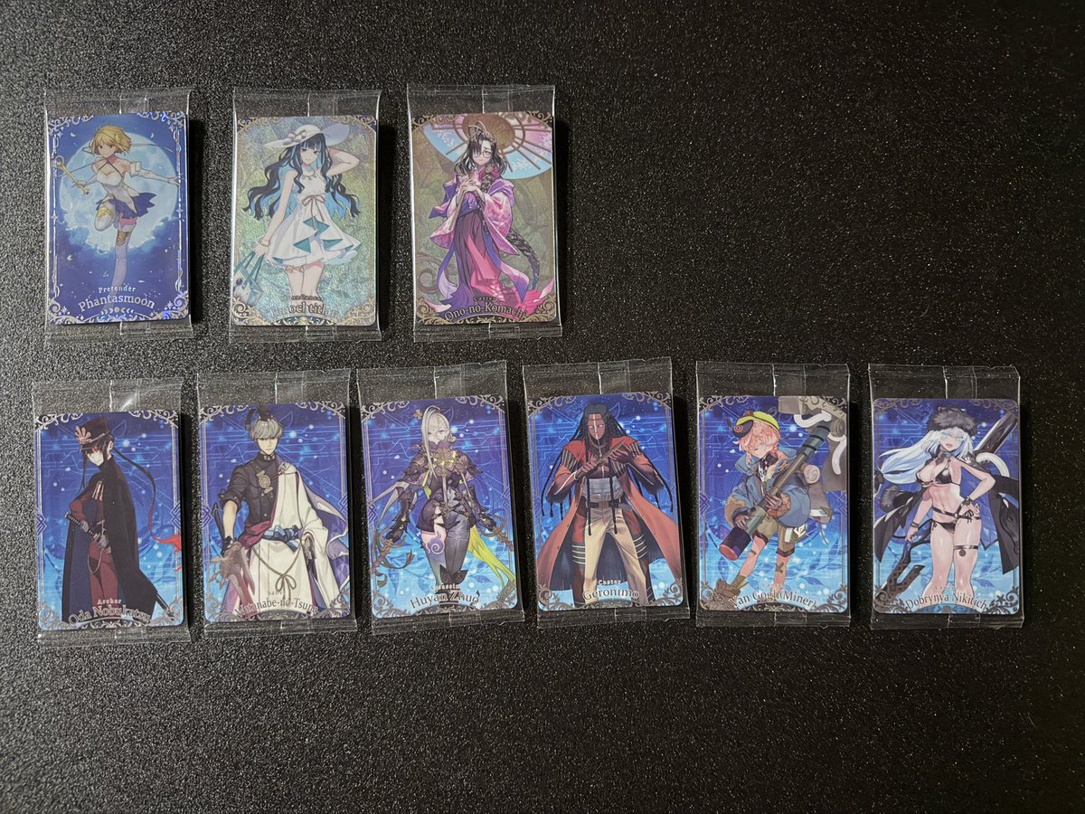 yodotter's tweet photo. 交換 FGO Fate/Grand Order ウエハース 15
【譲】画像1、2枚目(一部お声掛け中)
【求】過去弾　アビゲイル(水着)＞ネロ、カイニス、斎藤一(三臨)、ブリュンヒルデ、シグルド、オデュッセウス、アスクレピオス、オベロン、魔王信長、紅閻魔

郵送での交換のみです
お気軽にお声掛けください https://t.co/TPVPmdZHQP